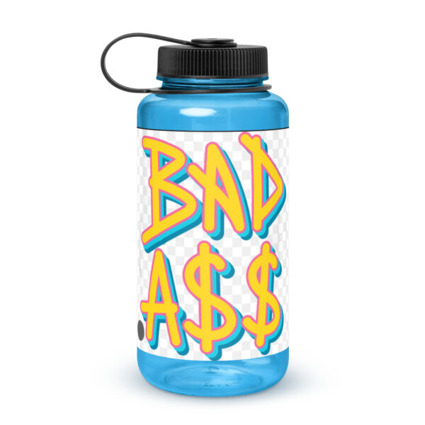 Wide mouth plastic water bottle