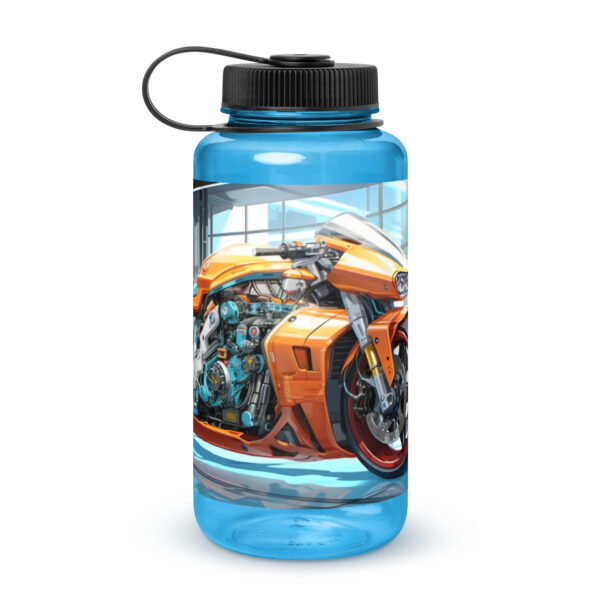 Wide mouth plastic water bottle